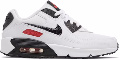(Youth) Nike Air Max 90 Leather SE 'White Very Berry' DH2605-100 (Youth) Nike Air Max 90 Leather SE 'White Very Berry' DH2605-100