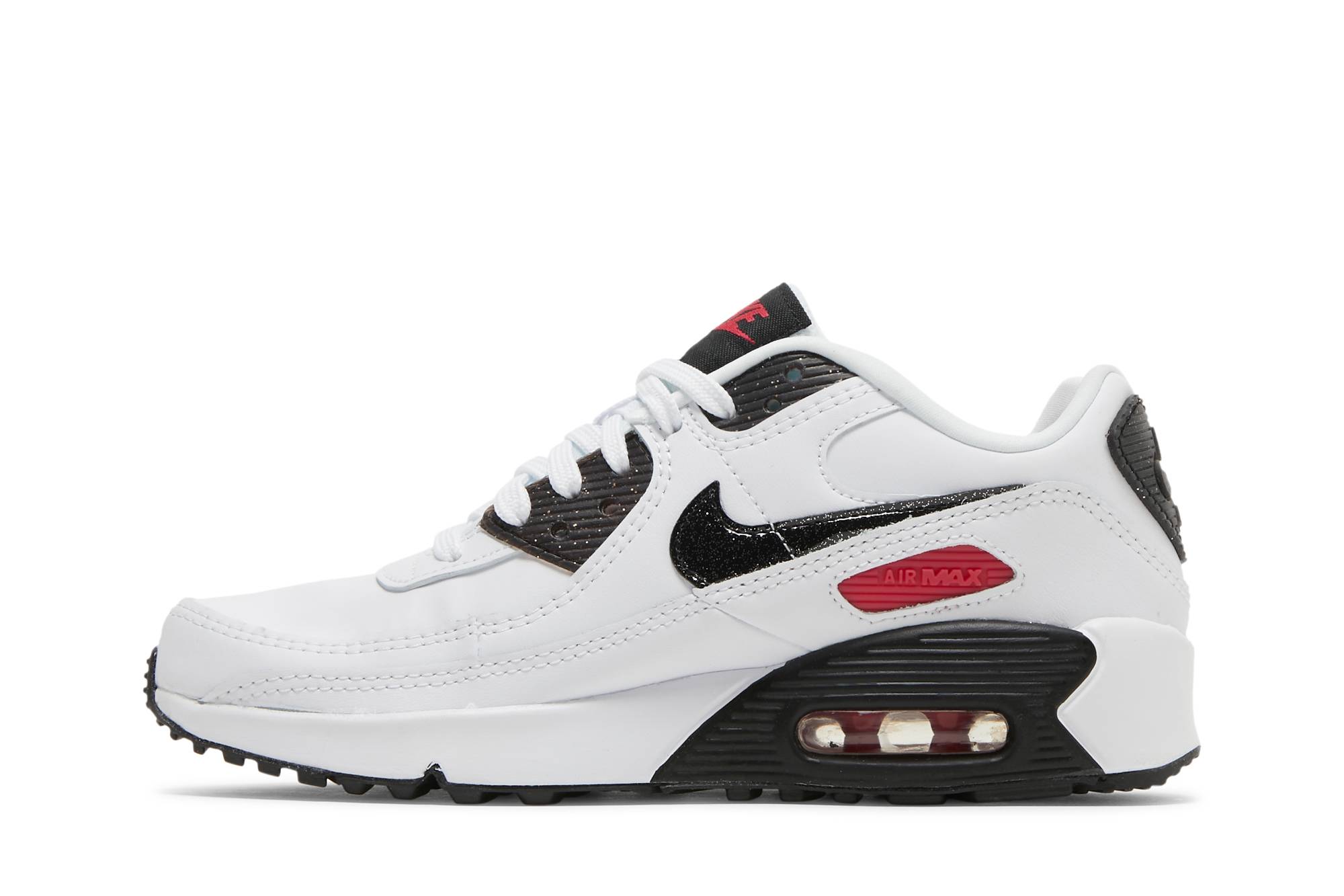 Lookbook (Youth) Nike Air Max 90 Leather SE 'White Very Berry' DH2605-100