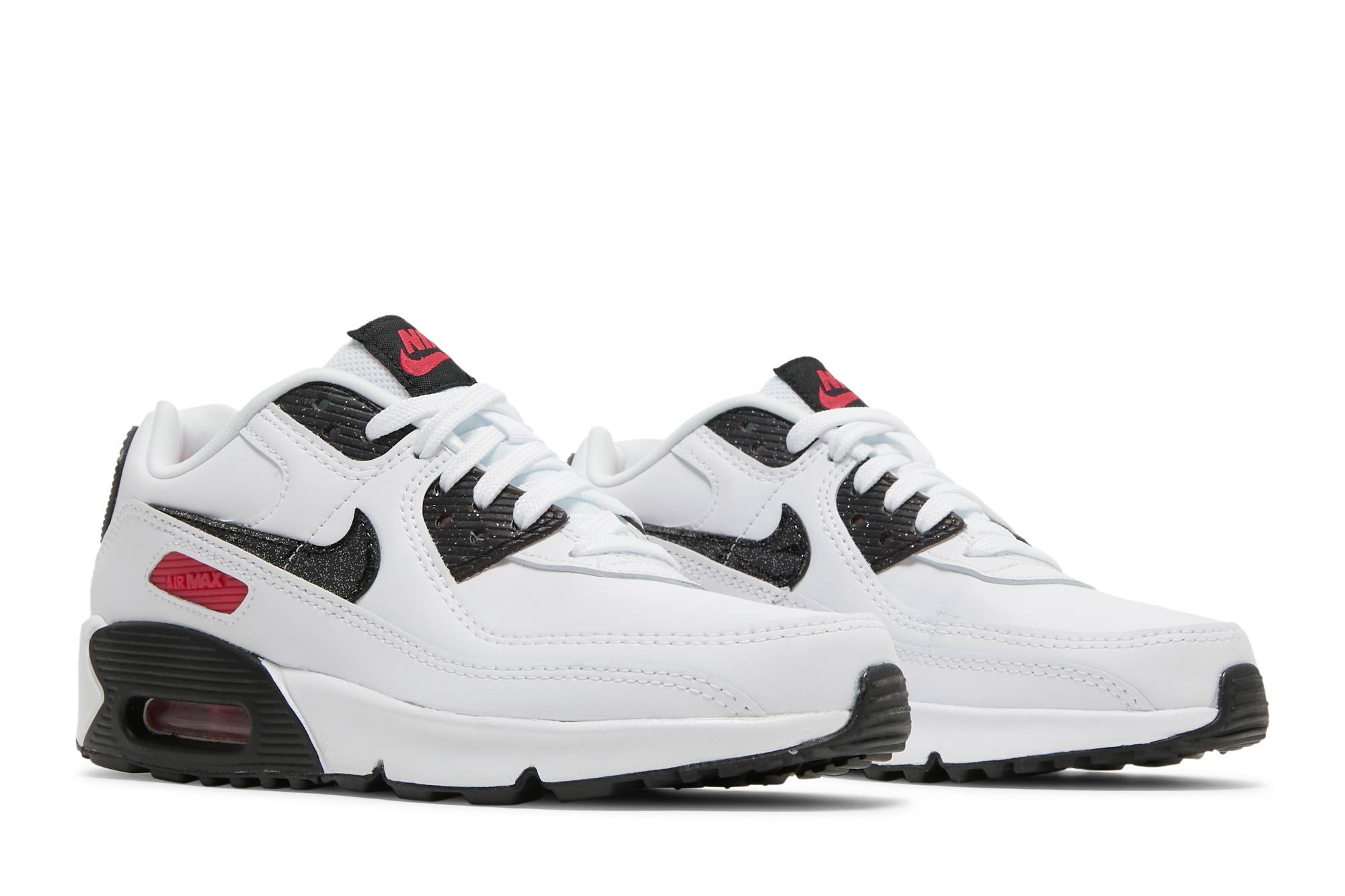 Cheap (Youth) Nike Air Max 90 Leather SE 'White Very Berry' DH2605-100