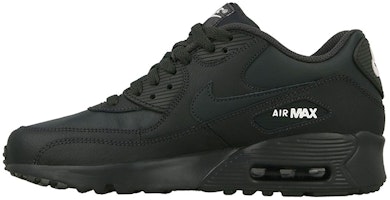 Nike Air Max 90 Leather (GS) 透氣耐磨防滑 低幫復古跑步鞋 黑色 Buy Nike Air Max 90 Leather (GS) 透氣耐磨防滑 低幫復古跑步鞋 黑色