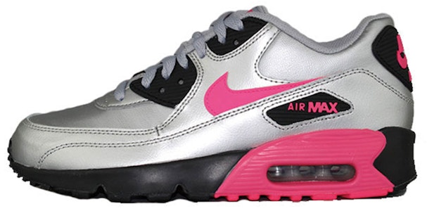 (JR) 耐克 Air Max 90 LTR '金属银粉红' 833376-004 Buy (JR) 耐克 Air Max 90 LTR '金属银粉红' 833376-004