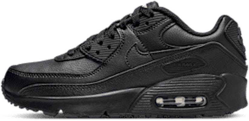 (Youth) Nike Air Max 90 LTR Black/Black/White/Black CD6864-028 Buy (Youth) Nike Air Max 90 LTR Black/Black/White/Black CD6864-028