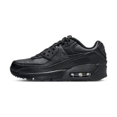 (Youth) Nike Air Max 90 LTR Black/Black/White/Black