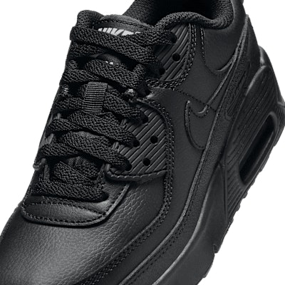(Youth) Nike Air Max 90 LTR Black/Black/White/Black CD6864-028 Sizing (Youth) Nike Air Max 90 LTR Black/Black/White/Black CD6864-028