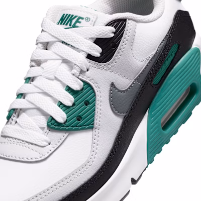 (JR) 耐克Air Max 90 LTR 常青光环/白色/灰褐色/冷灰色 CD6864-300 Sizing (JR) 耐克Air Max 90 LTR 常青光环/白色/灰褐色/冷灰色 CD6864-300