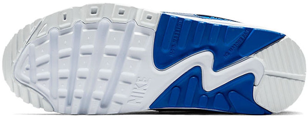(JR) Nike Air Max 90 LTR de Cuero Azul/Blanco Bajas 833412-409 Purchase (JR) Nike Air Max 90 LTR de Cuero Azul/Blanco Bajas 833412-409