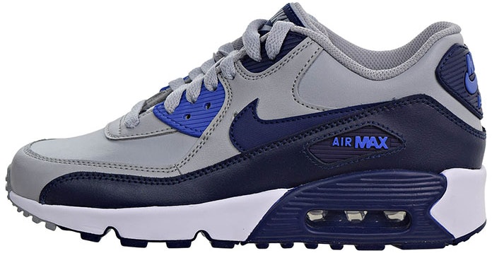 youth-nike-air-max-90-ltr-leather-low-top-grey-blue-833412-009