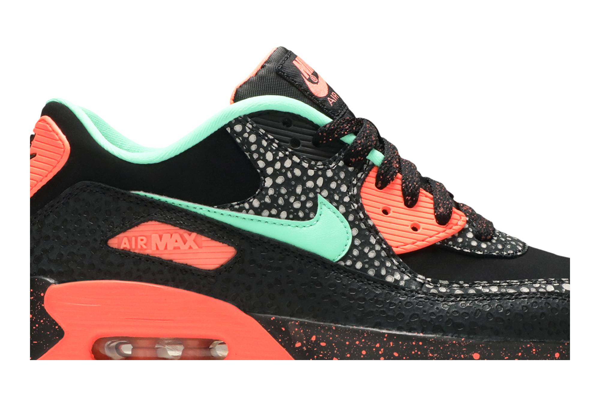 Order 耐吉 Air Max 90 復古 低筒 跑步鞋 GS 黑粉綠