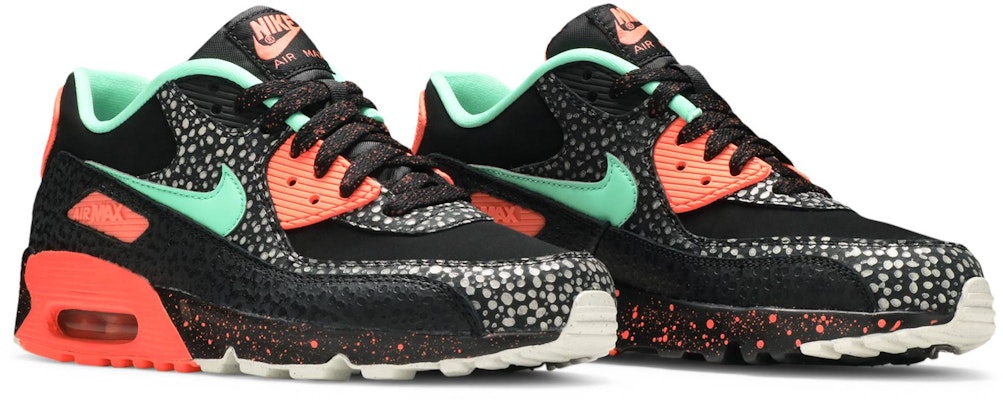 耐吉 Air Max 90 復古 低筒 跑步鞋 GS 黑粉綠 Cheap 耐吉 Air Max 90 復古 低筒 跑步鞋 GS 黑粉綠