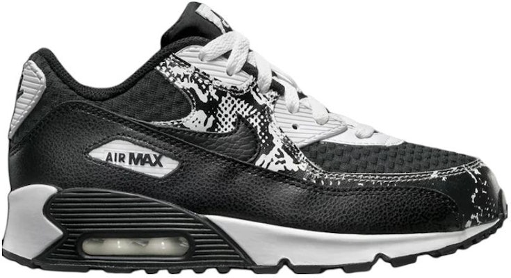 (JR) 耐克Air Max 90高级网面“黑白” 724876-001 Sizing (JR) 耐克Air Max 90高级网面“黑白” 724876-001