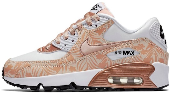 (JR) Nike Air Max 90 Print Leather 'Blanco Bronce Estampado' 844616-100 Buy (JR) Nike Air Max 90 Print Leather 'Blanco Bronce Estampado' 844616-100