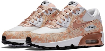 (JR) 耐克Air Max 90印花皮革'白铜印花' 844616-100 Order (JR) 耐克Air Max 90印花皮革'白铜印花' 844616-100