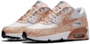 (JR) Nike Air Max 90 Kulit Cetak 'Putih Gangsa' 844616-100