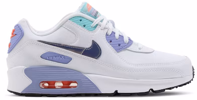 (Youth) Nike Air Max 90 SE 2 'White Dark Purple Dust' CZ4500-100 (Youth) Nike Air Max 90 SE 2 'White Dark Purple Dust' CZ4500-100