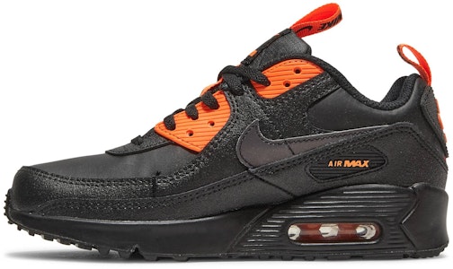 (JR) Nike Air Max 90 SE 'Hitam Jingga Total' CT5231-001 Lookbook (JR) Nike Air Max 90 SE 'Hitam Jingga Total' CT5231-001
