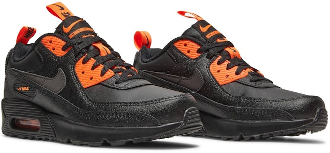 (JR) Nike Air Max 90 SE 'Hitam Jingga Total' CT5231-001 Cheap (JR) Nike Air Max 90 SE 'Hitam Jingga Total' CT5231-001