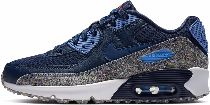 youth-nike-air-max-90-se-midnight-navy-speckled-cq-9909-400