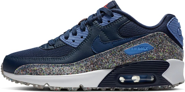 Nike Air Max 90 SE 低幫 跑步鞋 GS 深藍灰 Buy Nike Air Max 90 SE 低幫 跑步鞋 GS 深藍灰
