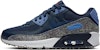 (JR) Nike Air Max 90 SE 'Midnight Navy Speckled' Biru Malam Bercorak CQ9909-400