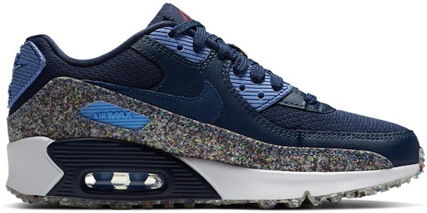 Nike Air Max 90 SE 低幫 跑步鞋 GS 深藍灰 Order Nike Air Max 90 SE 低幫 跑步鞋 GS 深藍灰
