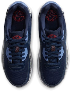 Nike Air Max 90 SE 低幫 跑步鞋 GS 深藍灰 Shop Nike Air Max 90 SE 低幫 跑步鞋 GS 深藍灰
