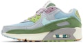 Lookbook (JR) Nike Air Max 90 SE 'Sun Club - Azul Desgastado Treeline' DQ4016-400
