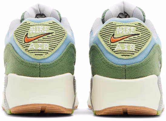 (JR) Nike Air Max 90 SE 'Sun Club - Azul Desgastado Treeline' DQ4016-400 Details for (JR) Nike Air Max 90 SE 'Sun Club - Azul Desgastado Treeline' DQ4016-400