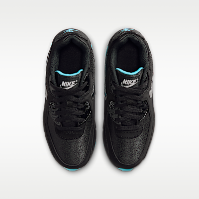 Shop (JR) Nike Air Max 90 SE Zwart/Gamma Blauw/IJs/Chroom IM7744-001