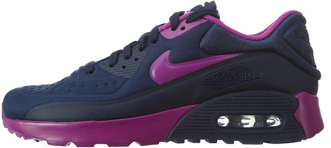 (JR) 나이키 에어 맥스 90 울트라 SE '미드나잇 네이비 하이퍼 바이올렛' 844600-400 Buy (JR) 나이키 에어 맥스 90 울트라 SE '미드나잇 네이비 하이퍼 바이올렛' 844600-400