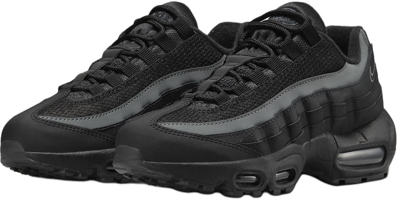 (Youth) Nike Air Max 95 'Black Anthracite' HV2539-001 Lookbook (Youth) Nike Air Max 95 'Black Anthracite' HV2539-001