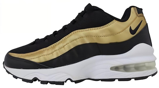 (JR) 耐克Air Max 95 '黑色金属金' 905348-032 Buy (JR) 耐克Air Max 95 '黑色金属金' 905348-032