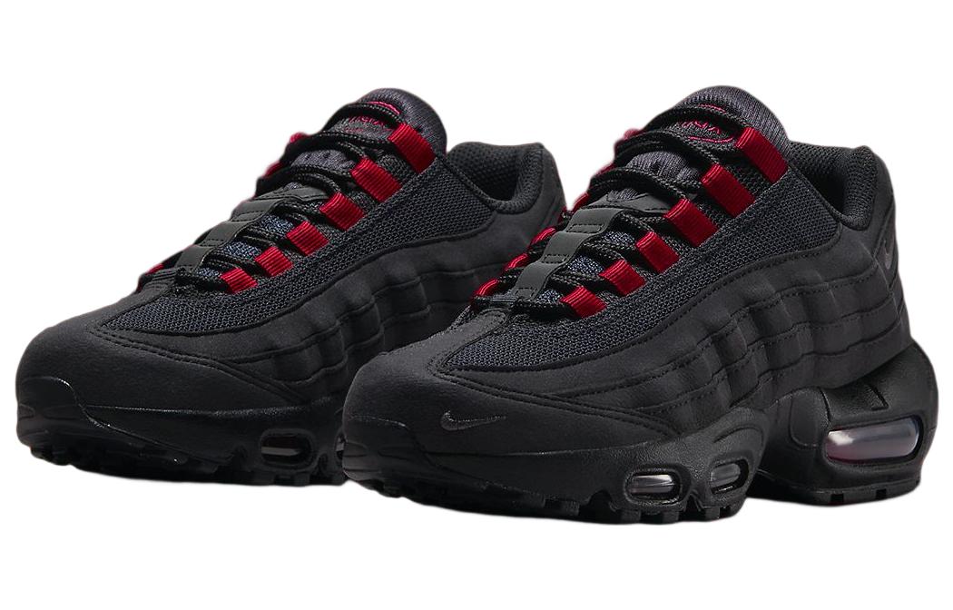 (Youth) Nike Air Max 95 'Black Red' 圖 3