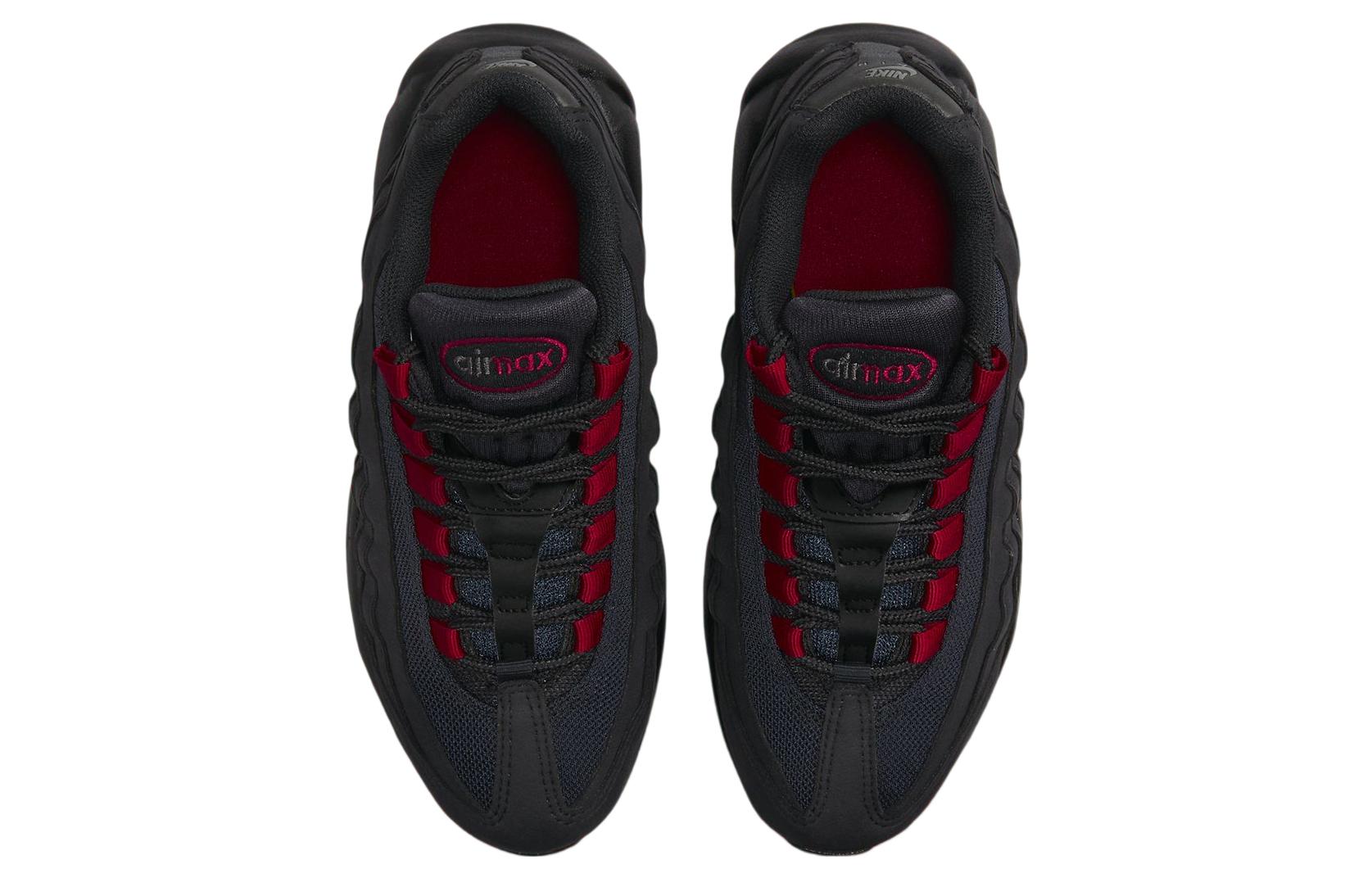 (Youth) Nike Air Max 95 'Black Red' 圖 4
