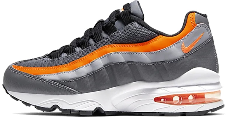 (Youth) Nike Air Max 95 'Grey Total Orange' 905348-033 Buy (Youth) Nike Air Max 95 'Grey Total Orange' 905348-033