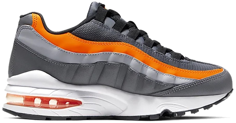 (Youth) Nike Air Max 95 'Grey Total Orange' 905348-033 Order (Youth) Nike Air Max 95 'Grey Total Orange' 905348-033