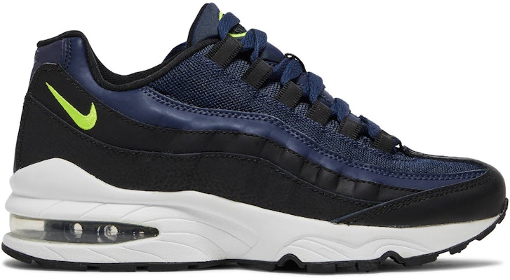 (Youth) Nike Air Max 95 'Midnight Navy Lemon Venom' 905348-037 Buy (Youth) Nike Air Max 95 'Midnight Navy Lemon Venom' 905348-037