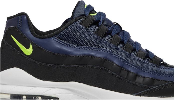 (Youth) Nike Air Max 95 'Midnight Navy Lemon Venom' 905348-037 Order (Youth) Nike Air Max 95 'Midnight Navy Lemon Venom' 905348-037