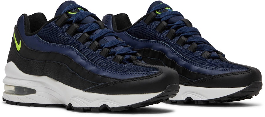 (Youth) Nike Air Max 95 'Midnight Navy Lemon Venom' 905348-037 Cheap (Youth) Nike Air Max 95 'Midnight Navy Lemon Venom' 905348-037