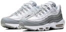 Lookbook (JR) Nike Air Max 95 'Platinum Gunsmoke' - Platinum Gunsmoke Lelaki & Wanita 905348-011