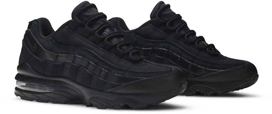 (JR) Nike Air Max 95 'Triple Black' Hitam Polos 307565-055 Cheap (JR) Nike Air Max 95 'Triple Black' Hitam Polos 307565-055