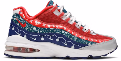 (Youth) Nike Air Max 95 'Ugly Christmas Sweater' CT1593-100 (Youth) Nike Air Max 95 'Ugly Christmas Sweater' CT1593-100
