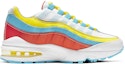 Order (JR) Nike Air Max 95 'Putih Biru Fury Kuning Opti' CK0055-400