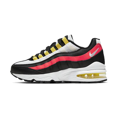 (Youth) Nike Air Max 95 'White Bright Crimson'