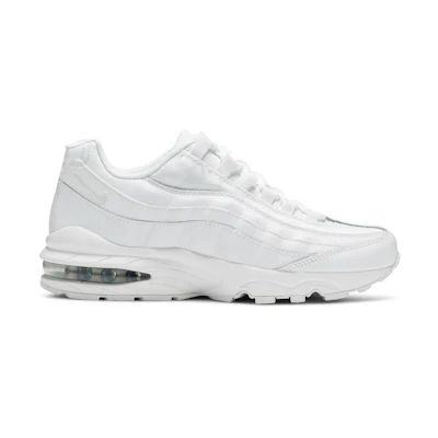 (Youth) Nike Air Max 95 'White Metallic Silver'