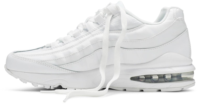 (Youth) Nike Air Max 95 'White Metallic Silver' 905348-104 Lookbook (Youth) Nike Air Max 95 'White Metallic Silver' 905348-104