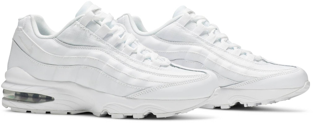 (Youth) Nike Air Max 95 'White Metallic Silver' 905348-104 Cheap (Youth) Nike Air Max 95 'White Metallic Silver' 905348-104