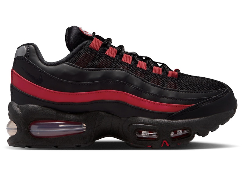 (Youth) Nike Air Max 95 Black Team Crimson II4130-015