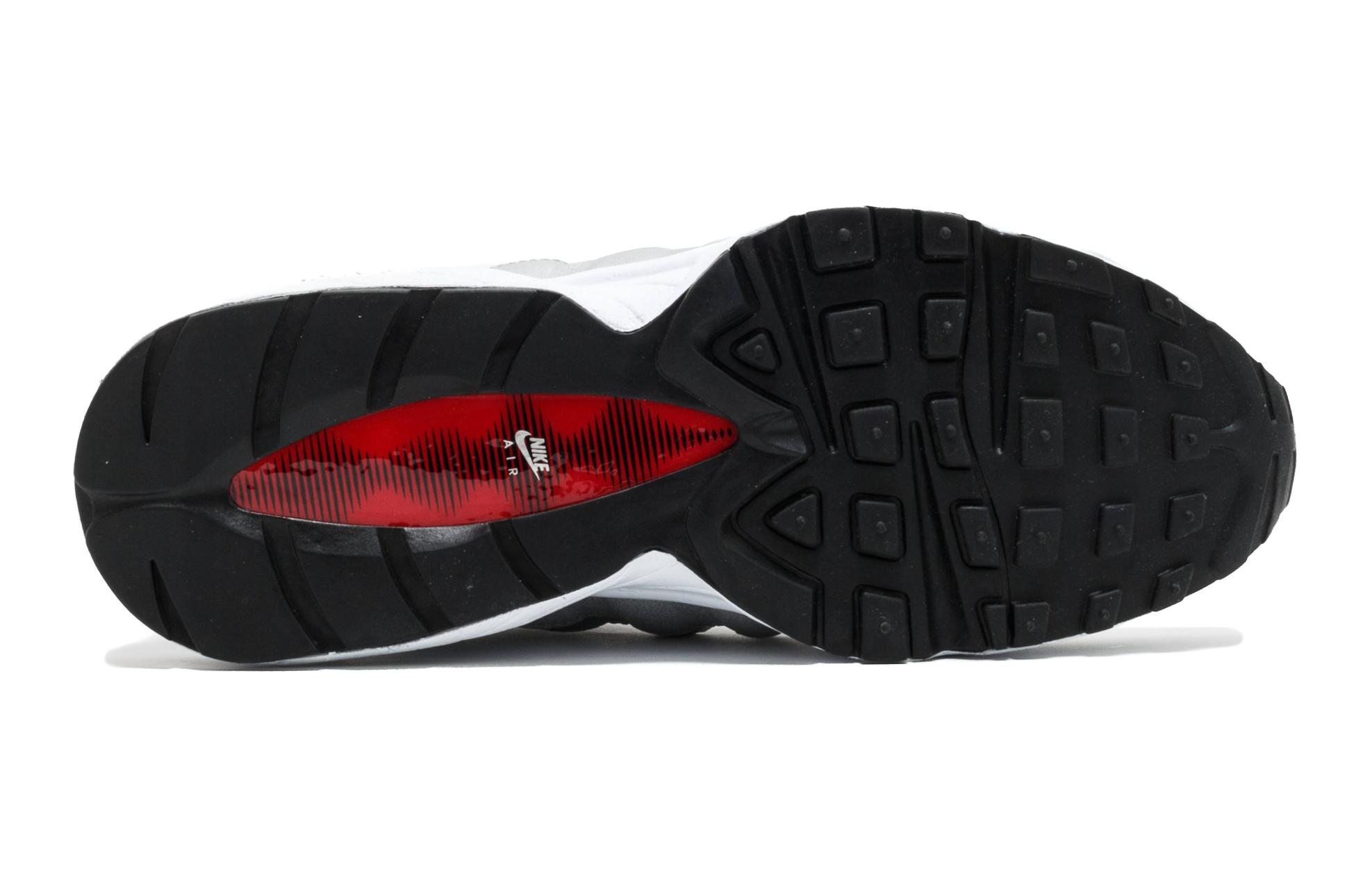 Shop (JR) Nike Air Max 95 QS 'Silver Bullet' Sepatu Pria Hitam Perak 918630-001