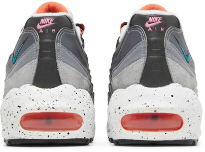 Nike Air Max 95 低筒 跑步鞋 GS 灰黑橙 Details for Nike Air Max 95 低筒 跑步鞋 GS 灰黑橙