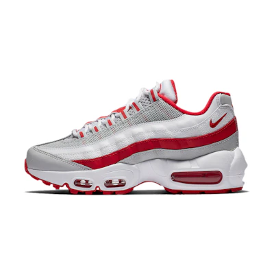 (Youth) Nike Air Max 95 Recraft 'Grey Fog Hyper Red'